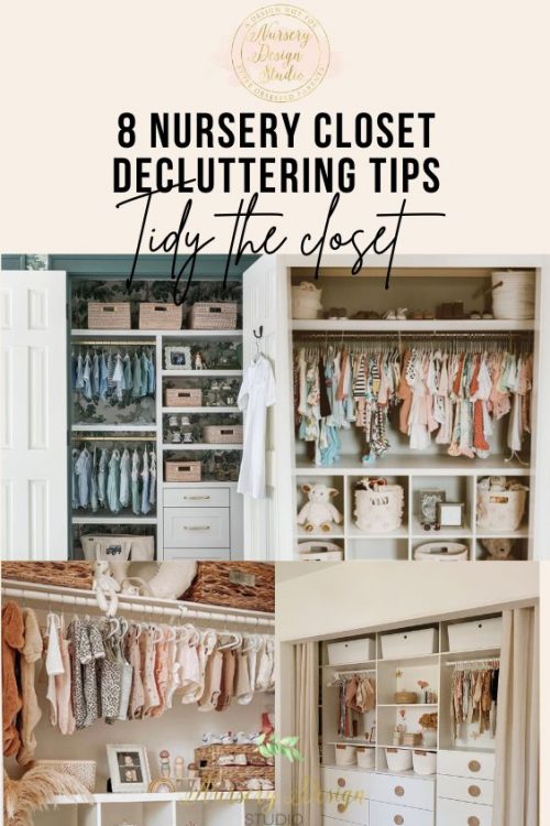 nursery closet decluttering tips