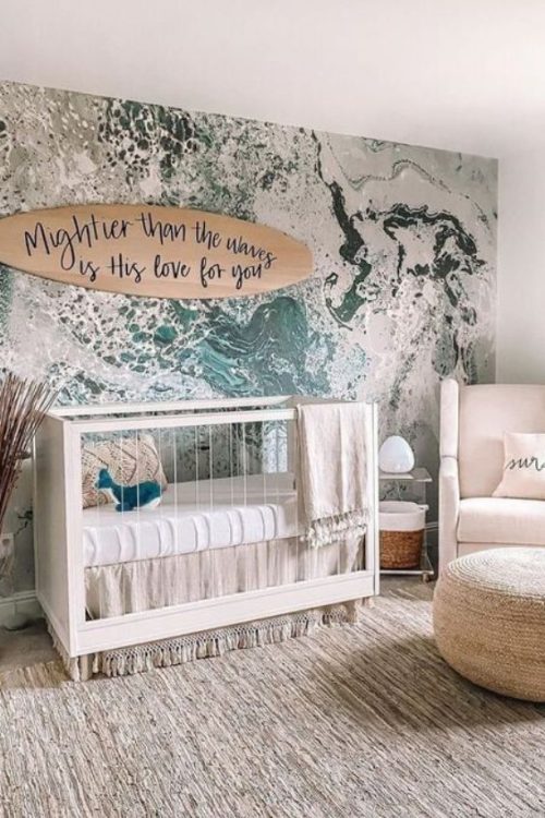 30 INCREDIBLY STUNNING COASTAL NURSERY IDEAS FOR A BEACHY VIBE ...