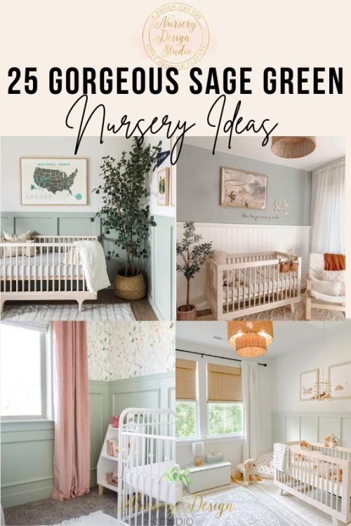 BEST SAGE GREEN NURSERY IDEAS