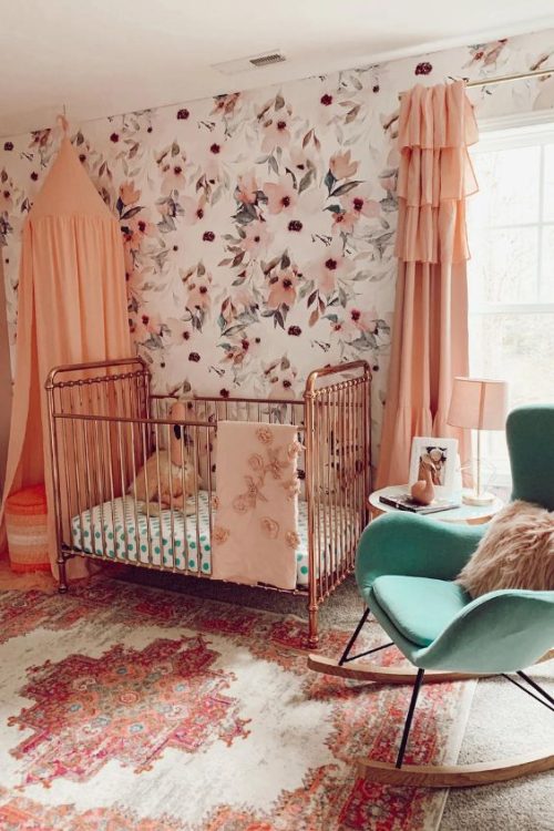33 BEAUTIFUL FLORAL NURSERY IDEAS INSPIRED BY NATURE | Nursery Design ...
