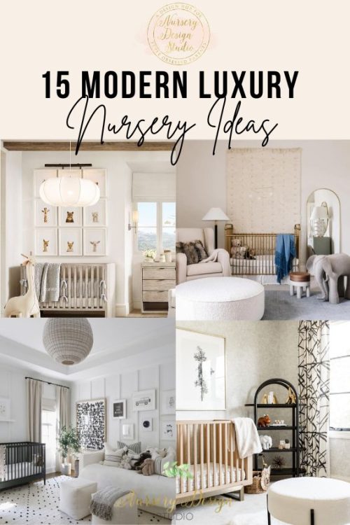 modern luxury nursery ideas