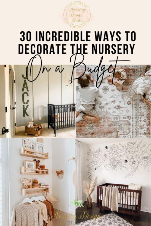 decorate a nursery on a budget
