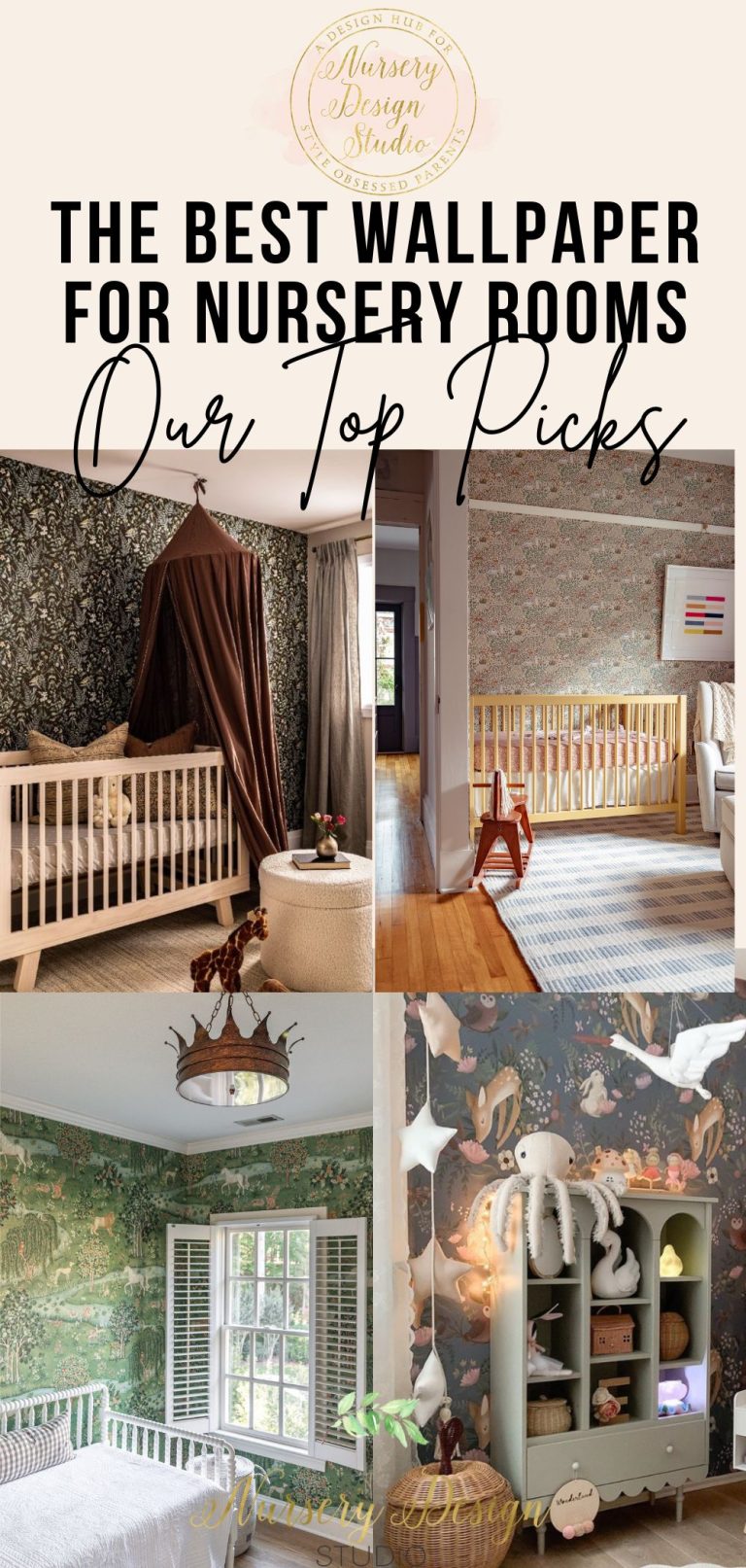 THE BEST WALLPAPER FOR NURSERY ROOMS: COMPLETE GUIDE | Nursery Design ...