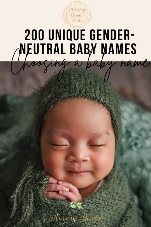 200 unique gender-neutral baby names