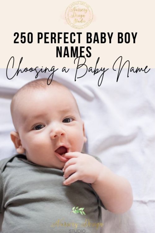 250 PERFECT BABY BOY NAMES