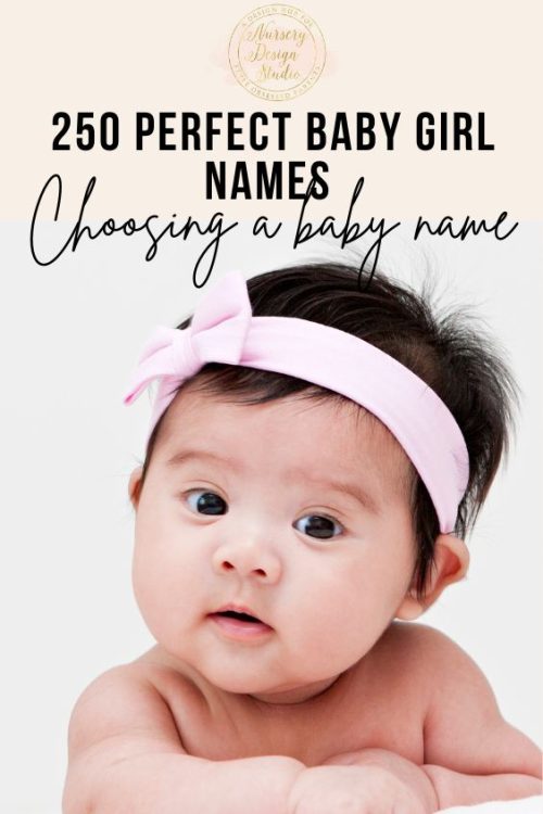 250 PERFECT BABY GIRL NAMES