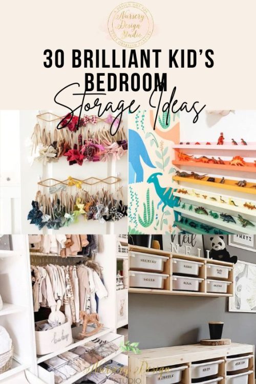 brilliant kid's bedroom storage ideas