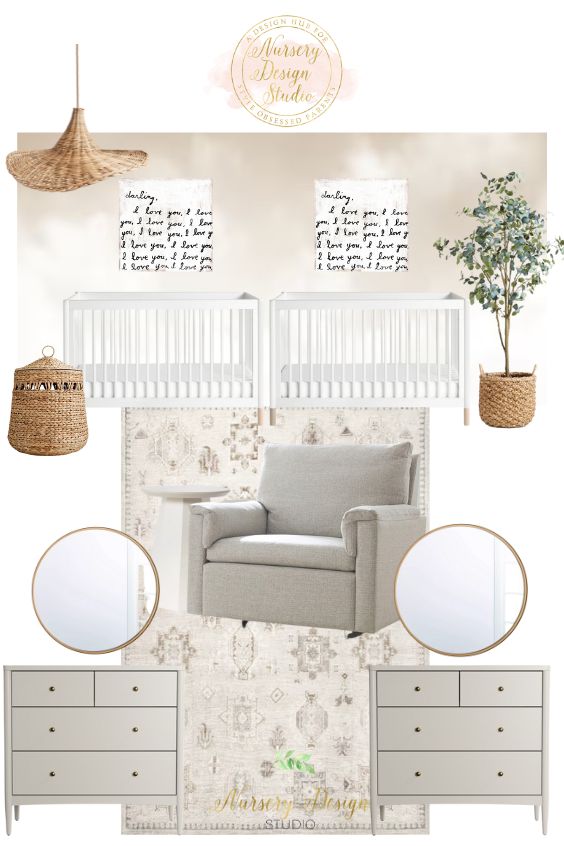 LIAM AND ZOEY'S NURSERY