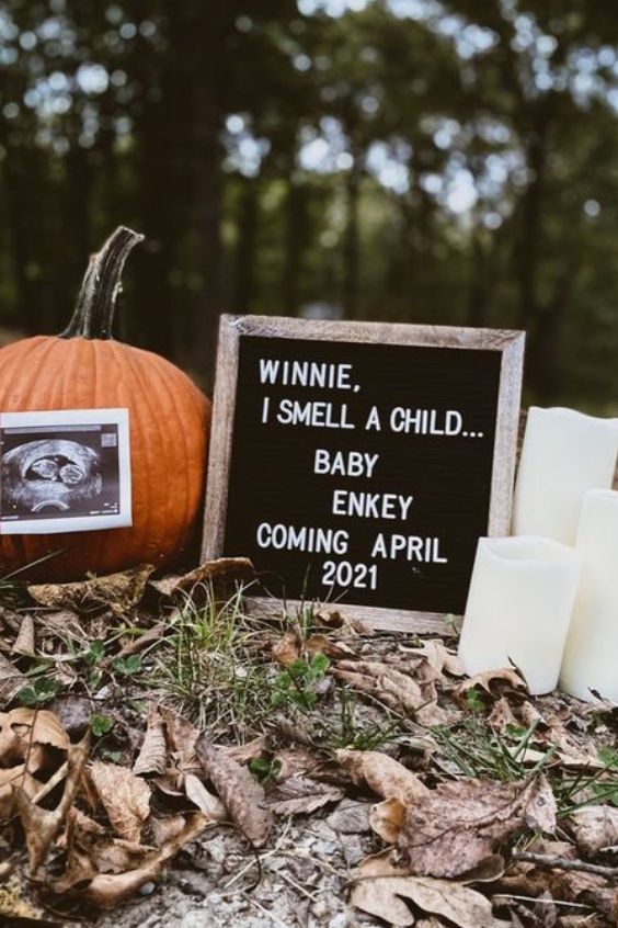 must-see halloween pregnancy annocement