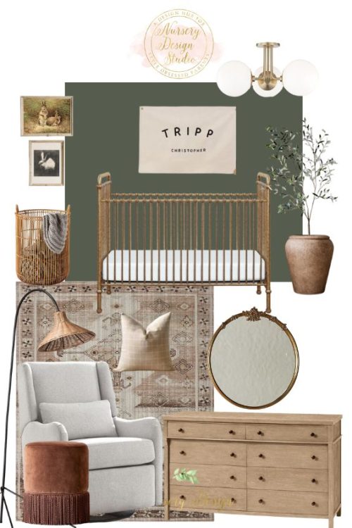 HOW TO DESIGN A DARK AND MOODY NURSERY | Nursery Design Studio