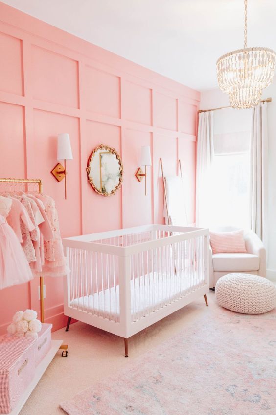30 PRETTIEST PINK NURSERY DESIGNS SO TIMELESS AND SOOTHING | Nursery ...