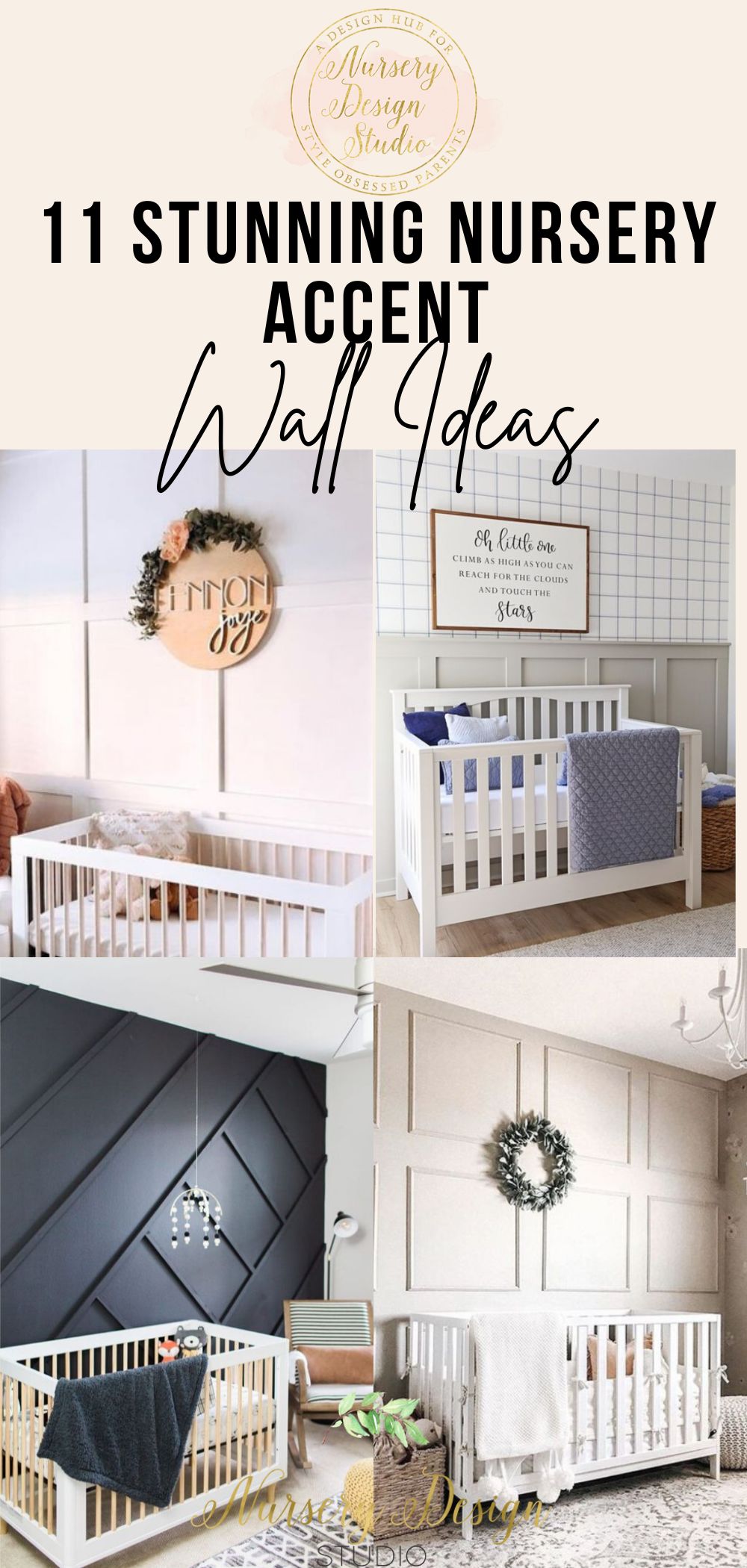 11 STUNNING NURSERY ACCENT WALL IDEAS THAT YOU'LL WANT TO STEAL ...