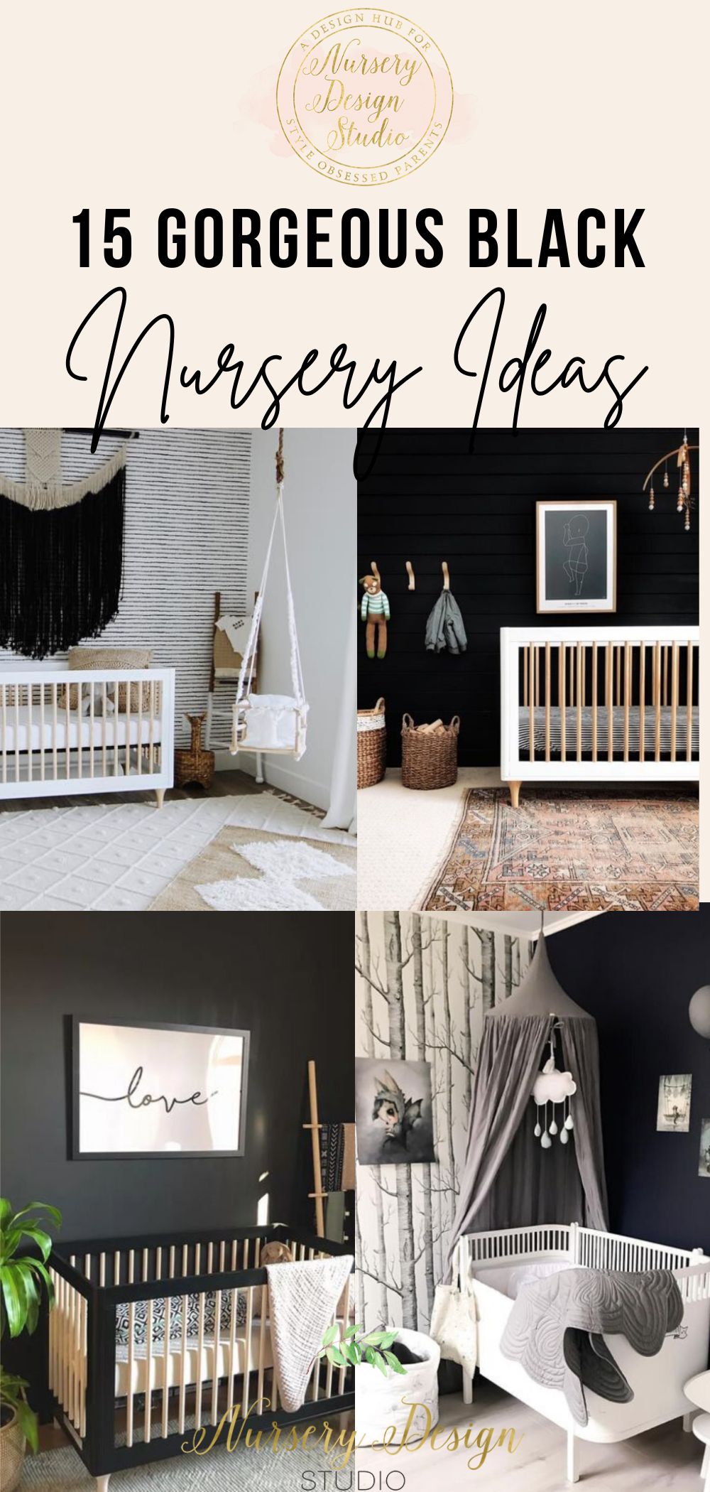 15 GORGEOUS BLACK NURSERY IDEAS | Nursery Design Studio