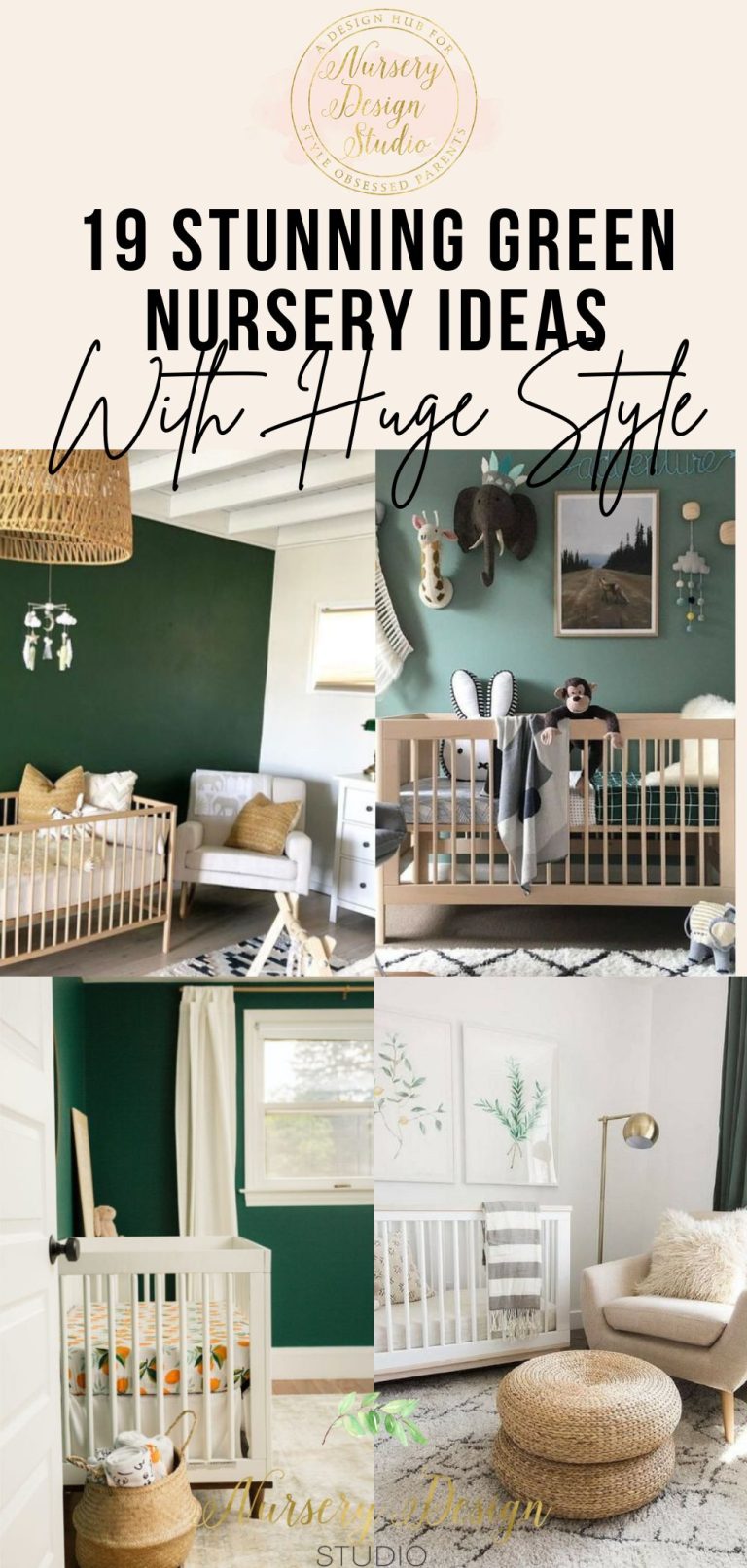 19 GREEN NURSERY IDEAS WITH HUGE STYLE | Nursery Design Studio