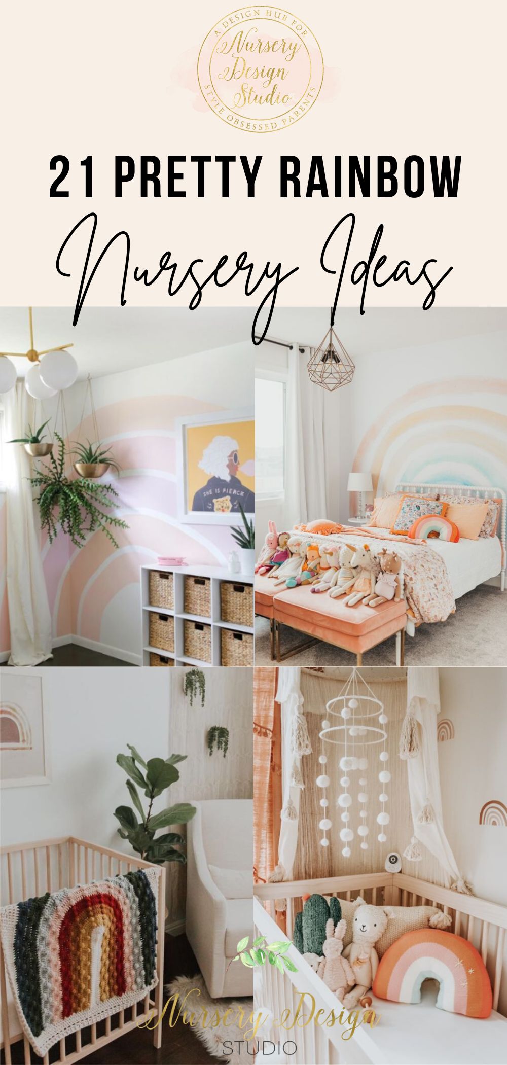 21 PRETTY RAINBOW NURSERY IDEAS | Nursery Design Studio