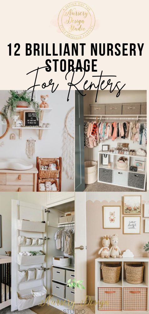Illustration of Industrial Style Nursery Storage Ideas