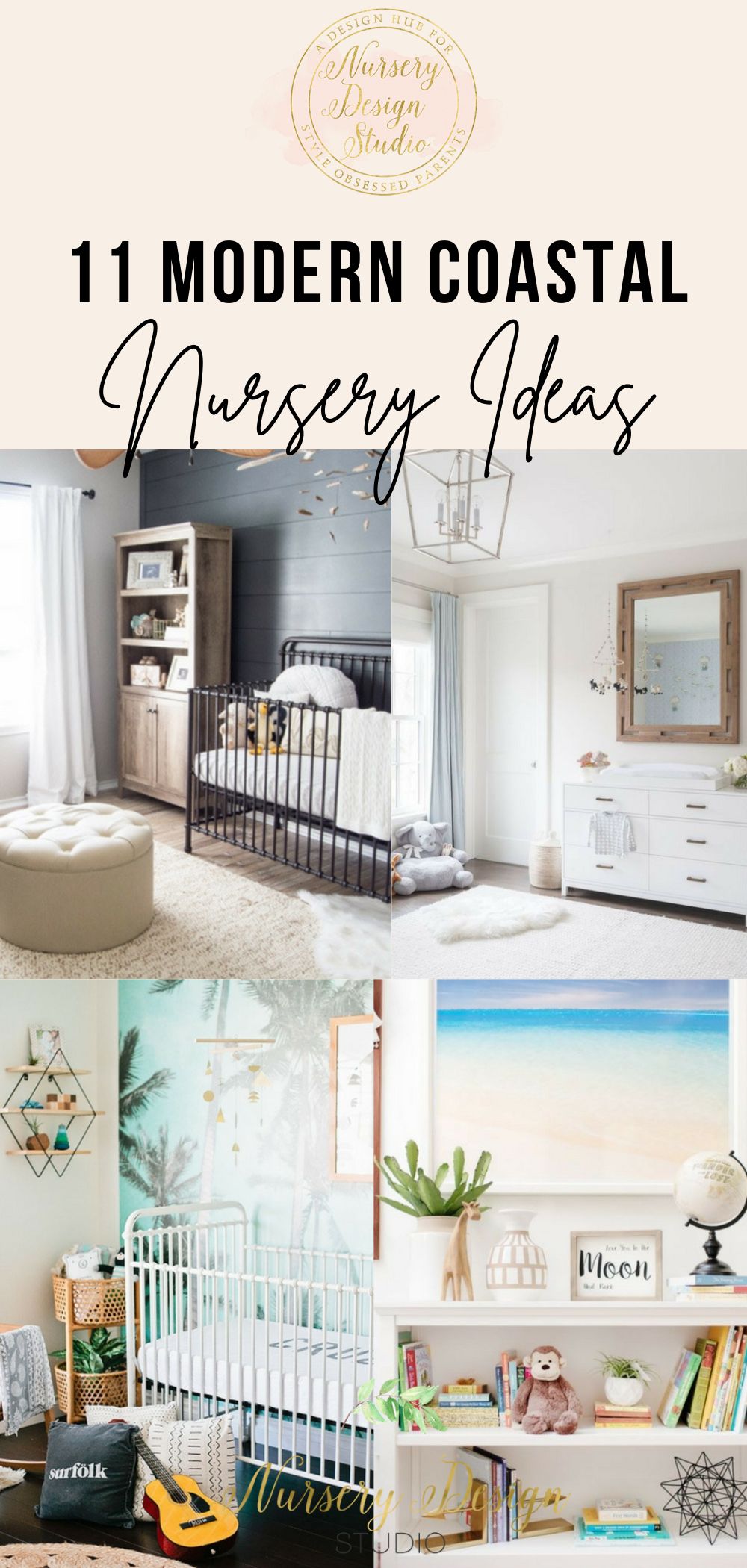 11 MODERN COASTAL NURSERY IDEAS | Nursery Design Studio