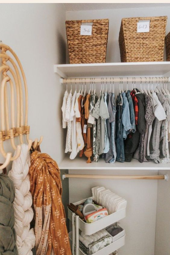 15 BEST NURSERY CLOSET IDEAS WITH SMART ORGANIZATION | Nursery Design ...