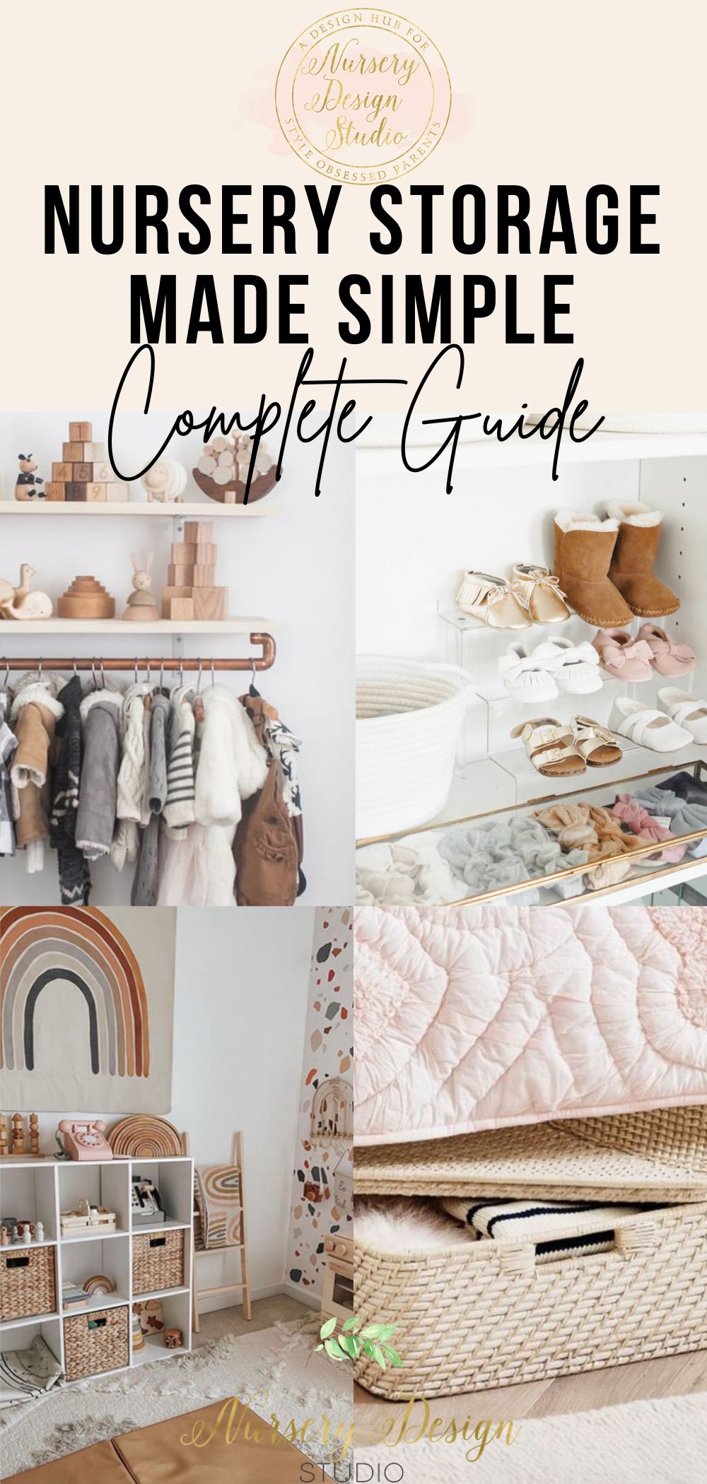 NURSERY STORAGE MADE SIMPLE: COMPLETE GUIDE | Nursery Design Studio