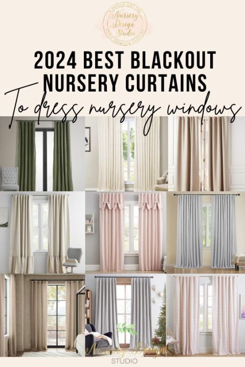 2024 NURSERY BLACKOUT CURTAINS