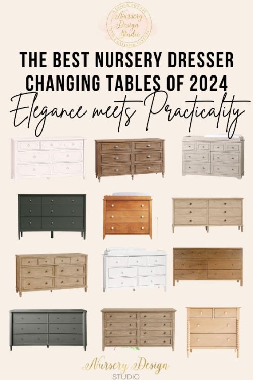 THE BEST NURSERY DRESSER CHANGING TABLES OF 2024