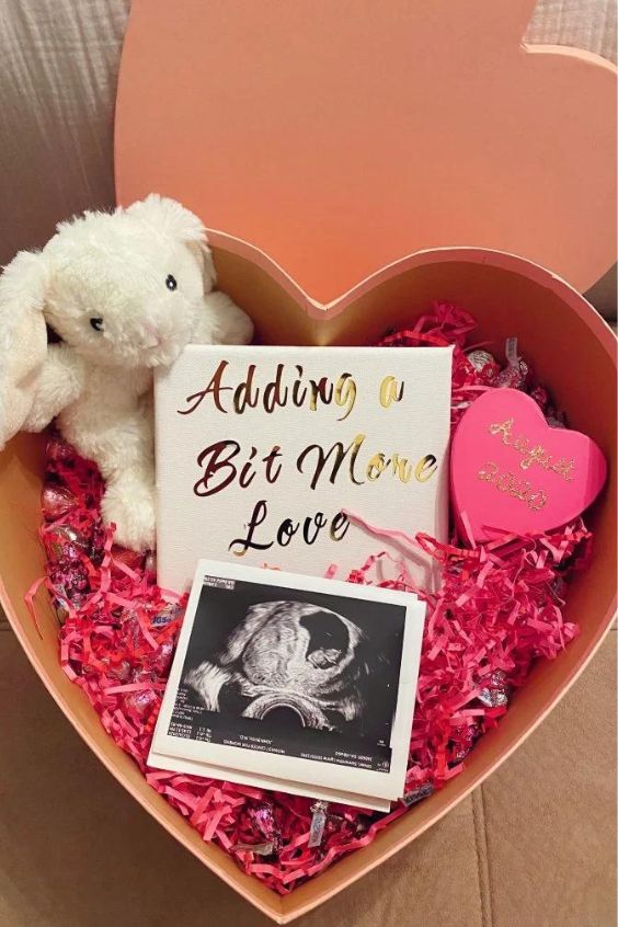 valentine's day pregnancy announcement ideas 
