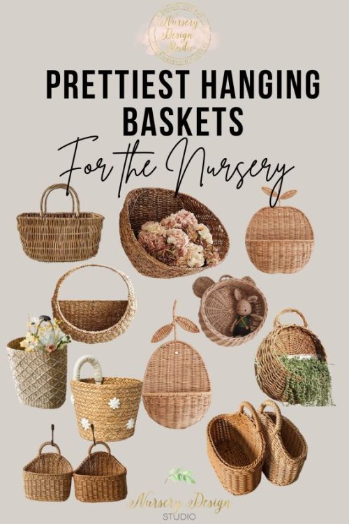 hanging baskets for the nursery