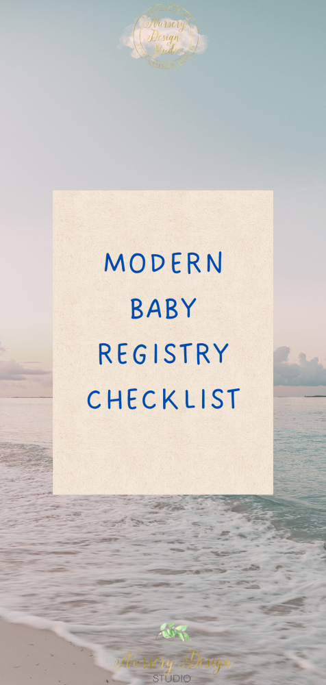 a modern baby registry