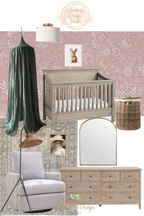 dusty rose nursery