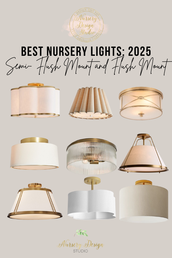 BEST NURSERY LIGHTS SEMI FLUSH MOUNT AND FLUSH MOUNT LIGHT2025