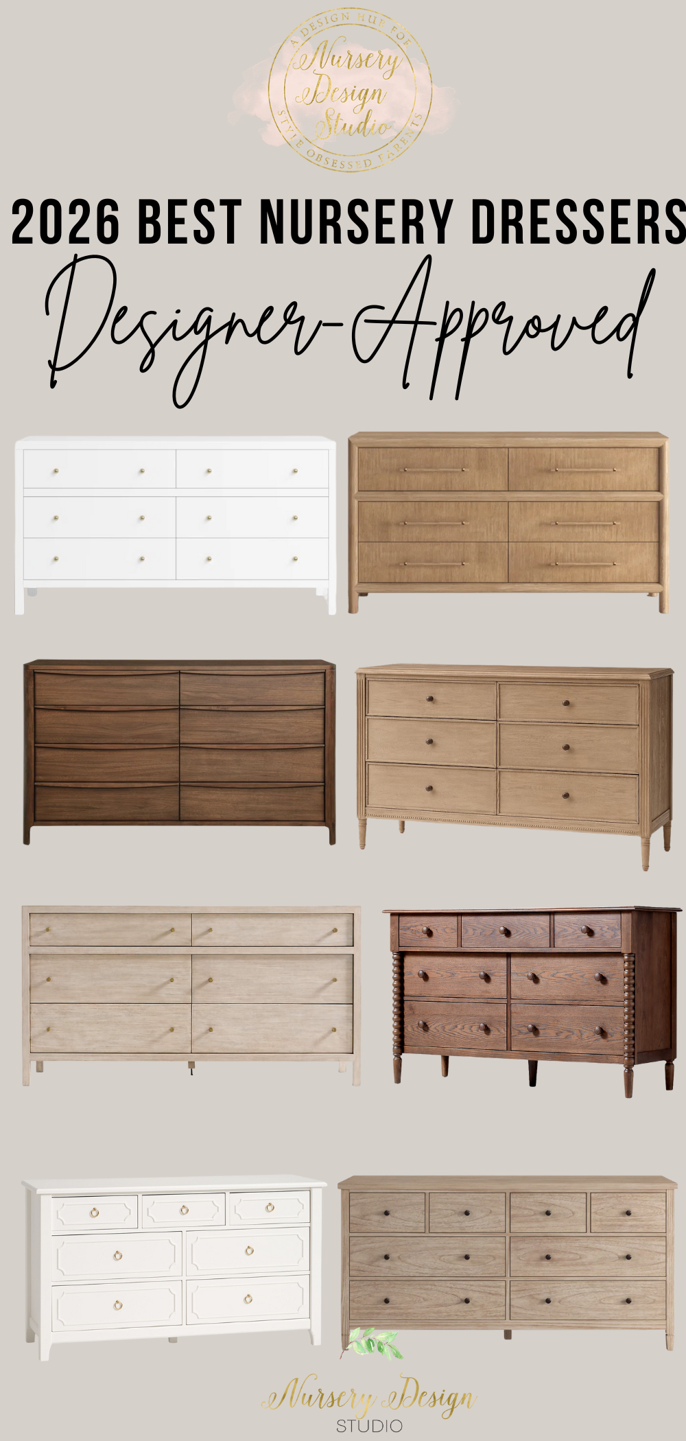 BEST NURSERY DRESSERS 2026: OUR TOP DESIGNER PICKS | Nursery Design Studio