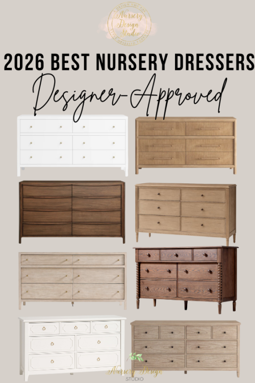 COLLECTION OF BESST 2026 NURSERY DRESSERS