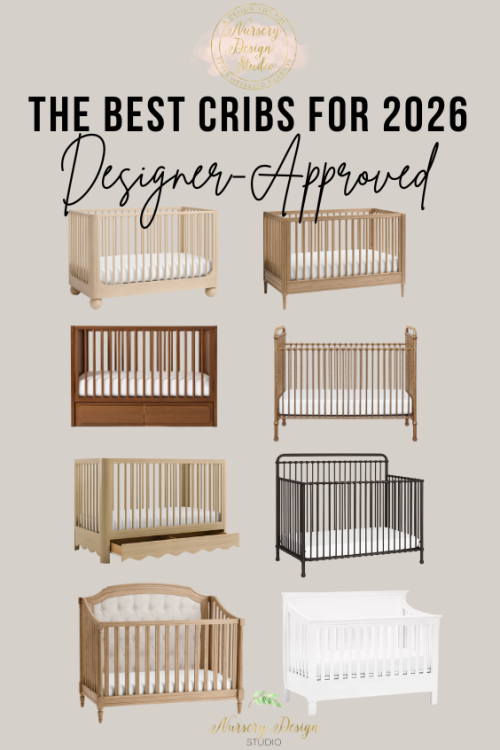 Collection of the best cribs for 2026 — designer-approved crib styles in wood, metal, and upholstered options.